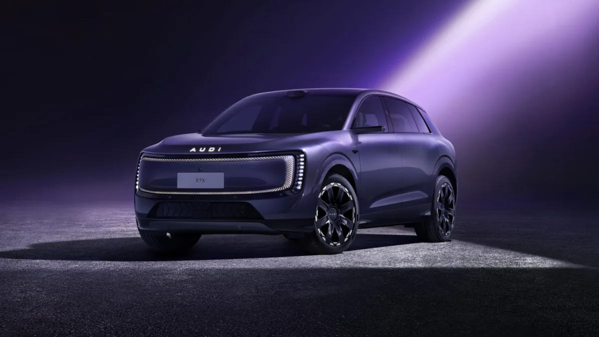 AUDI E7X w przedsprzedaży od 8 maja: 109 kWh CATL, 751 km zasięgu i AI w kabinie