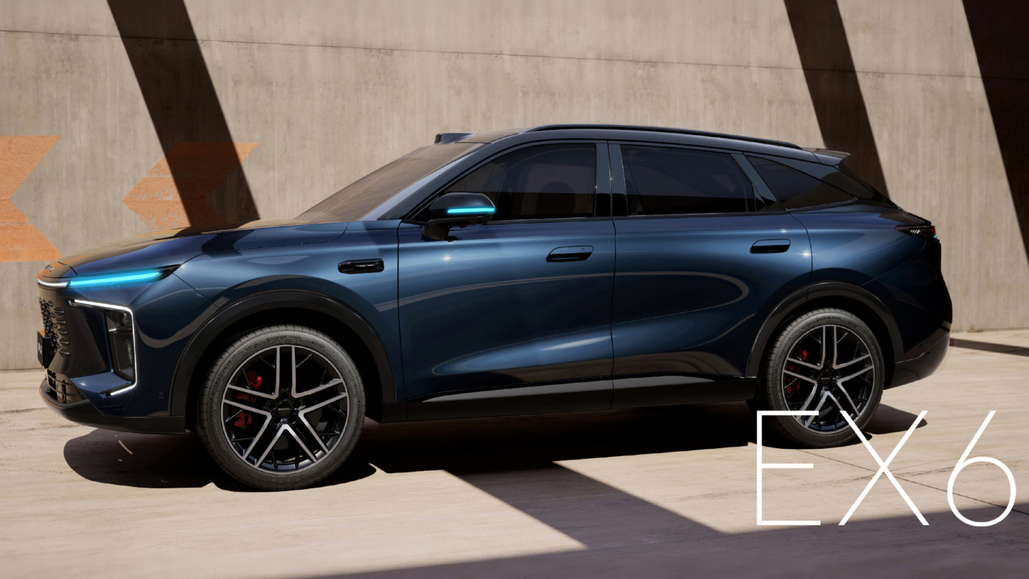 Exeed EX6 debiutuje w Chinach jako odświeżony Omoda 9. Hybryda plug-in z premierą w 2026 roku
