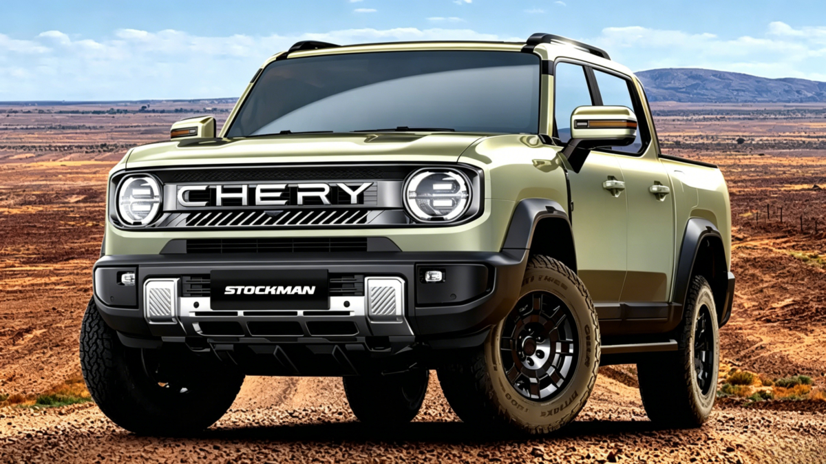 Chery Stockman: hybrydowy pickup z dieslem 282 KM celuje w BYD Shark – premiera w 2026 roku