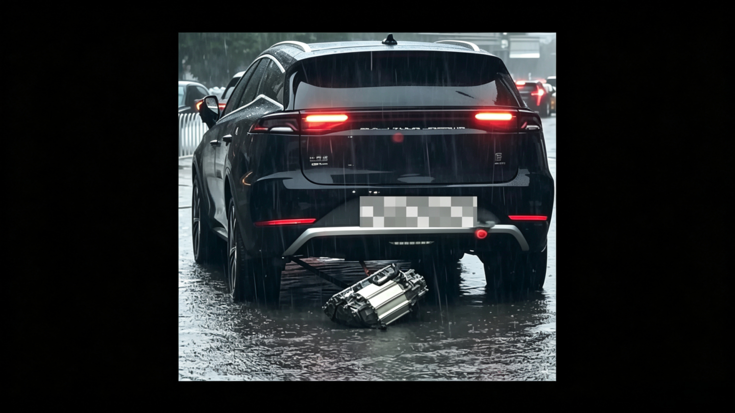BYD Tang w głębokiej powodzi: oderwana osłona, nie silnik. Fakt czy mit?