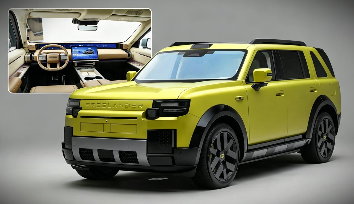 Freelander 8 z wnętrzem na miarę przyszłości: 46-calowy ekran i Snapdragon 8397 przed sierpniową premierą