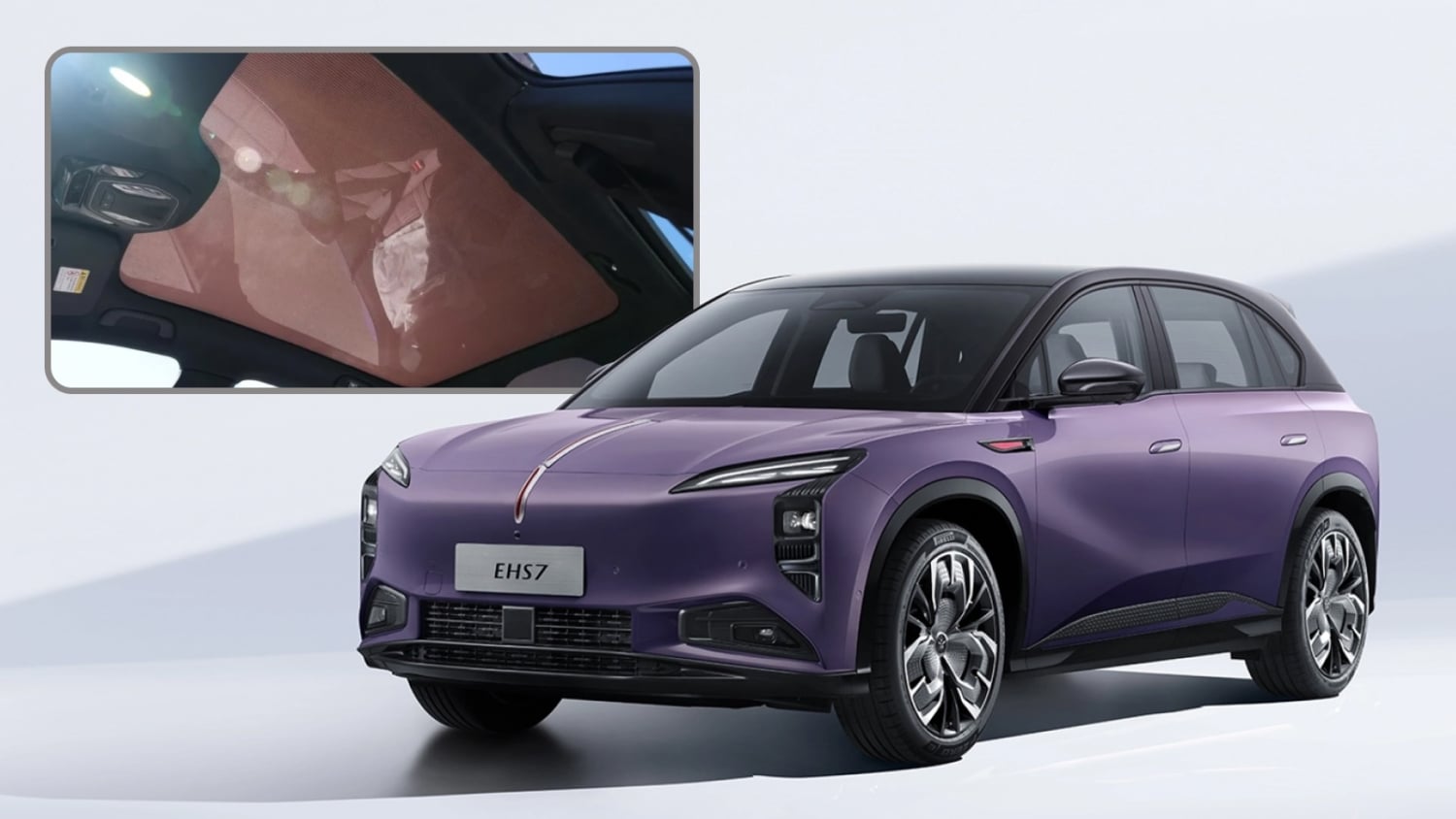 Hongqi EHS7 z pierwszym w branży słonecznym dachem: 400 kWh rocznie i 80 km zasięgu dziennie