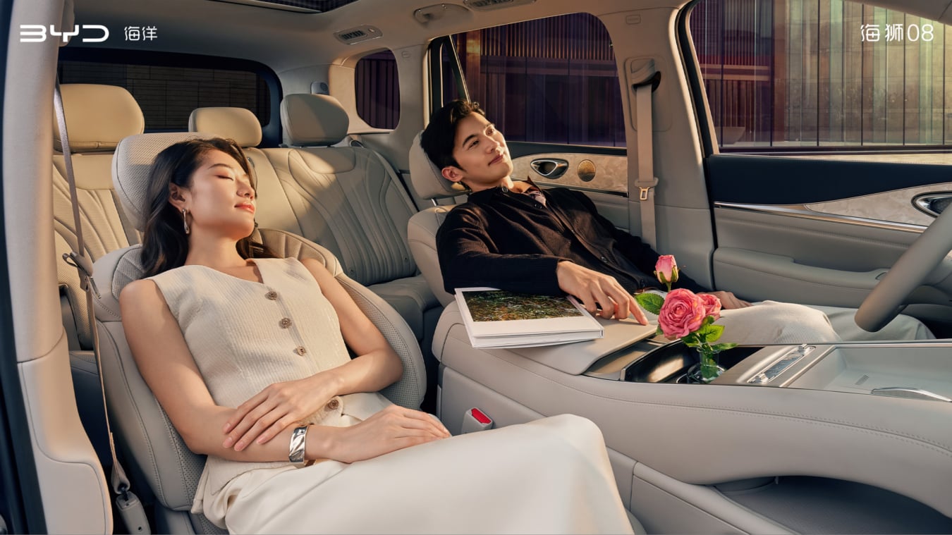 BYD Sealion 08: wnętrze 5-miejscowej wersji ujawnione, ceny od 126 500 zł przed premierą 2 września
