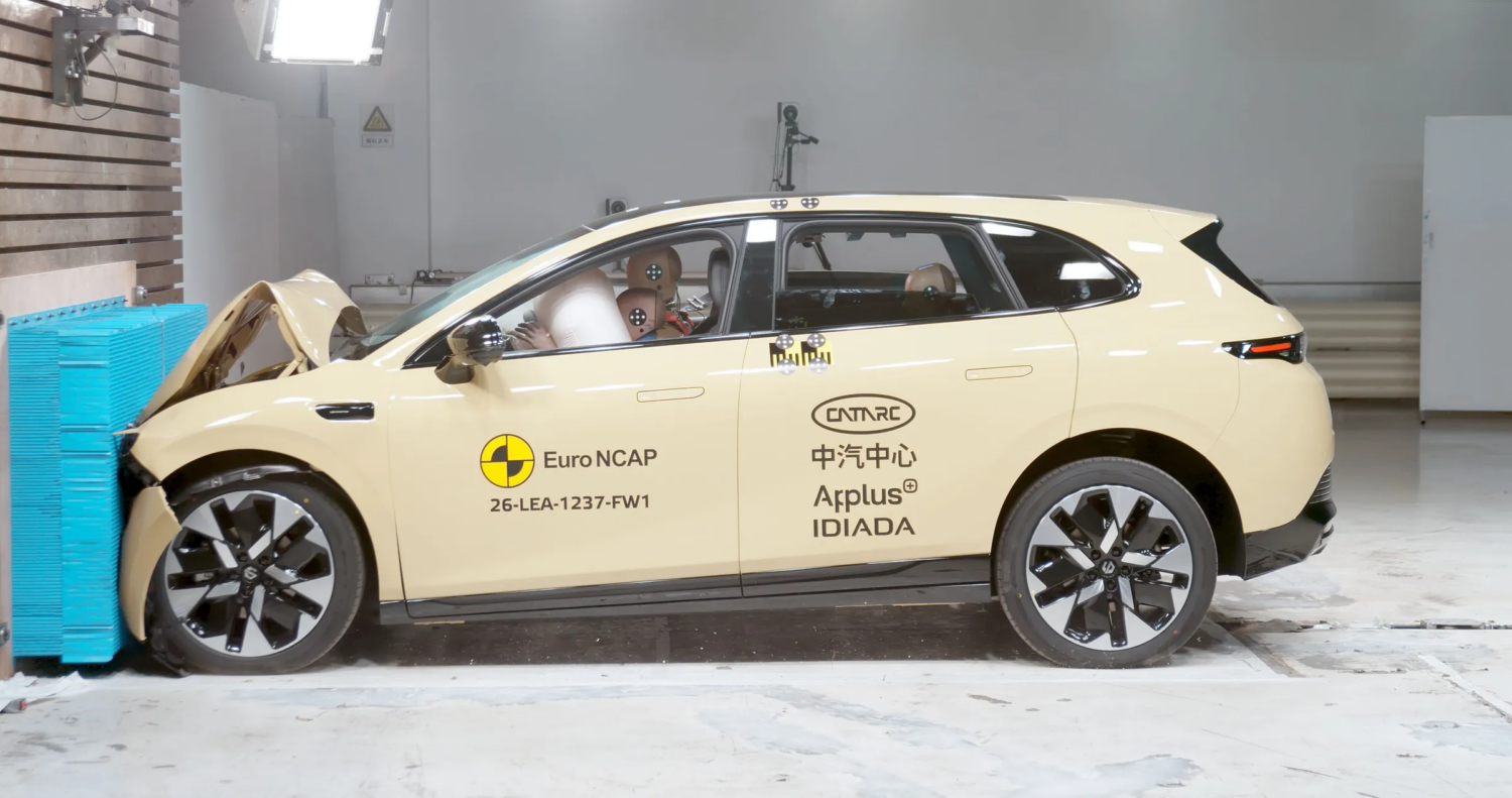 Euro NCAP 2026: chińskie Aion UT, Geely E2 i Leapmotor B05 z pięcioma gwiazdkami bezpieczeństwa