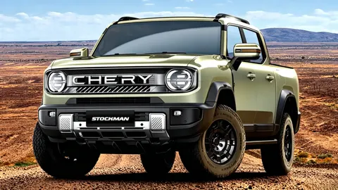Chery Stockman: hybrydowy pickup z dieslem 282 KM celuje w BYD Shark – premiera w 2026 roku