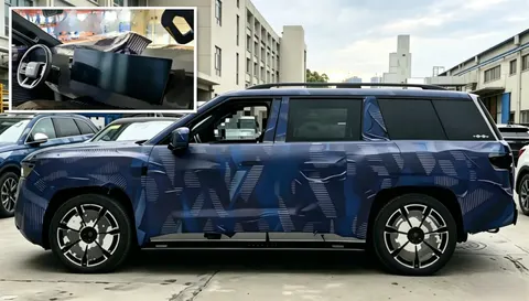 BYD Fang Cheng Bao Ti9: Wnętrze z ciągłym ekranem ujawnione na zdjęciach szpiegowskich