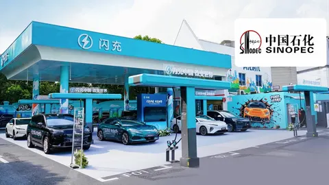 BYD i Sinopec przekształcają stację benzynową w Szanghaju w pierwszy hub Flash Charging z 12 stanowiskami